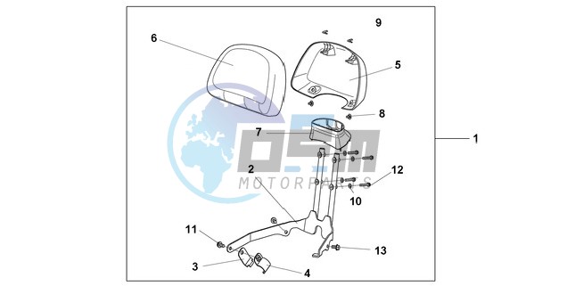 BACKREST *NHB01*