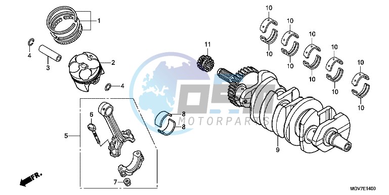 CRANKSHAFT/ PI STON