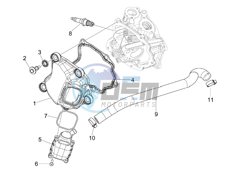 Cylinder head cover