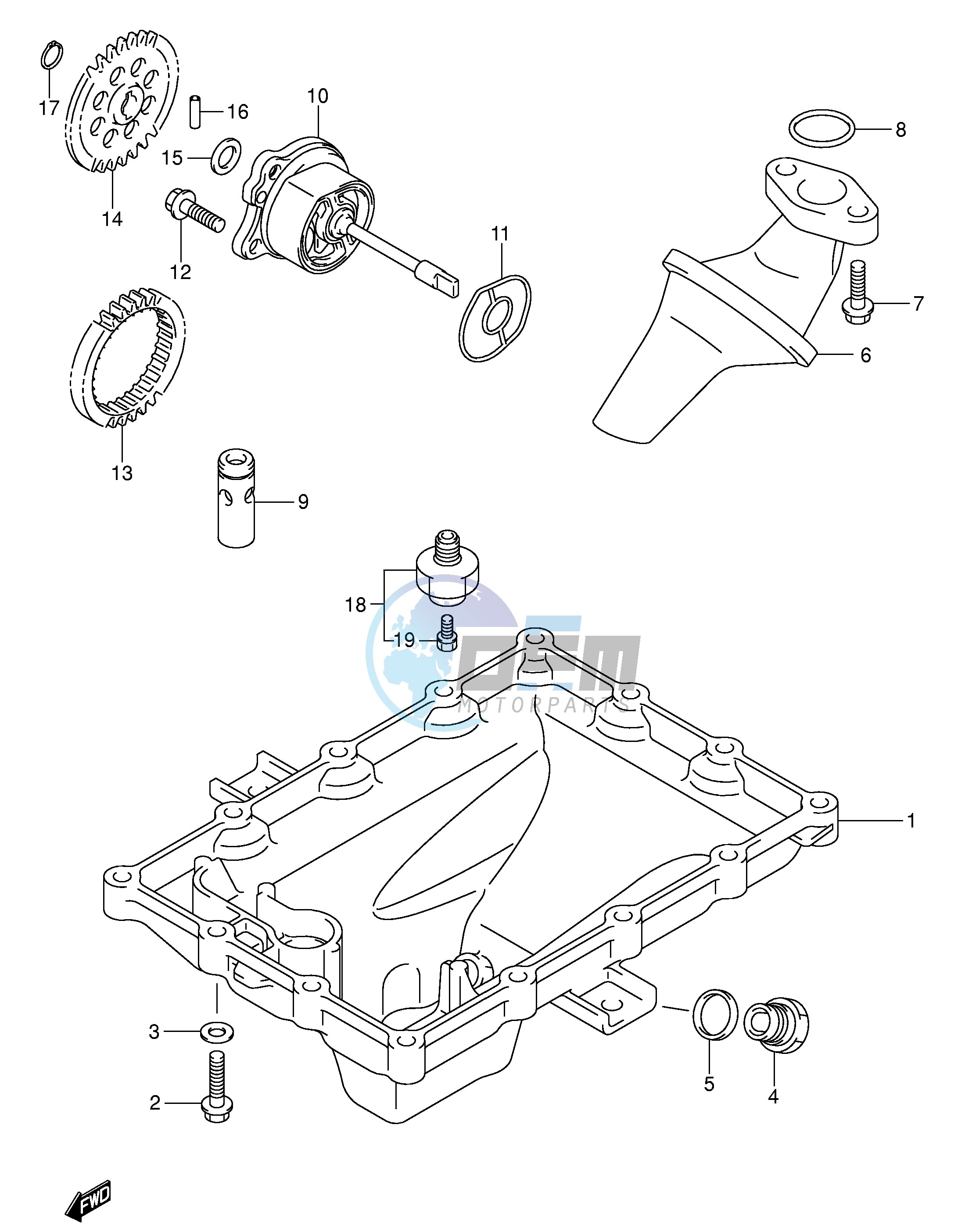 OIL PAN - OIL PUMP