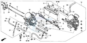 CBF500A drawing CARBURETOR (ASSY.)