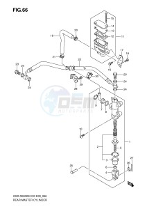 GSX-R600 (E3-E28) drawing REAR MASTER CYLINDER