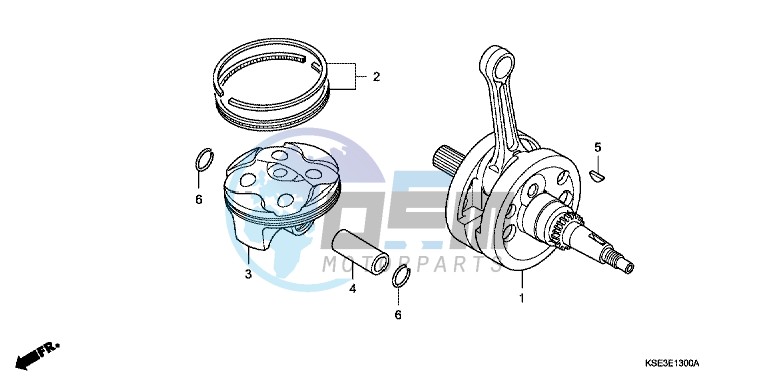 CRANKSHAFT/ PI STON