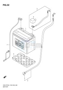 GSX-R750 (E3) drawing BATTERY