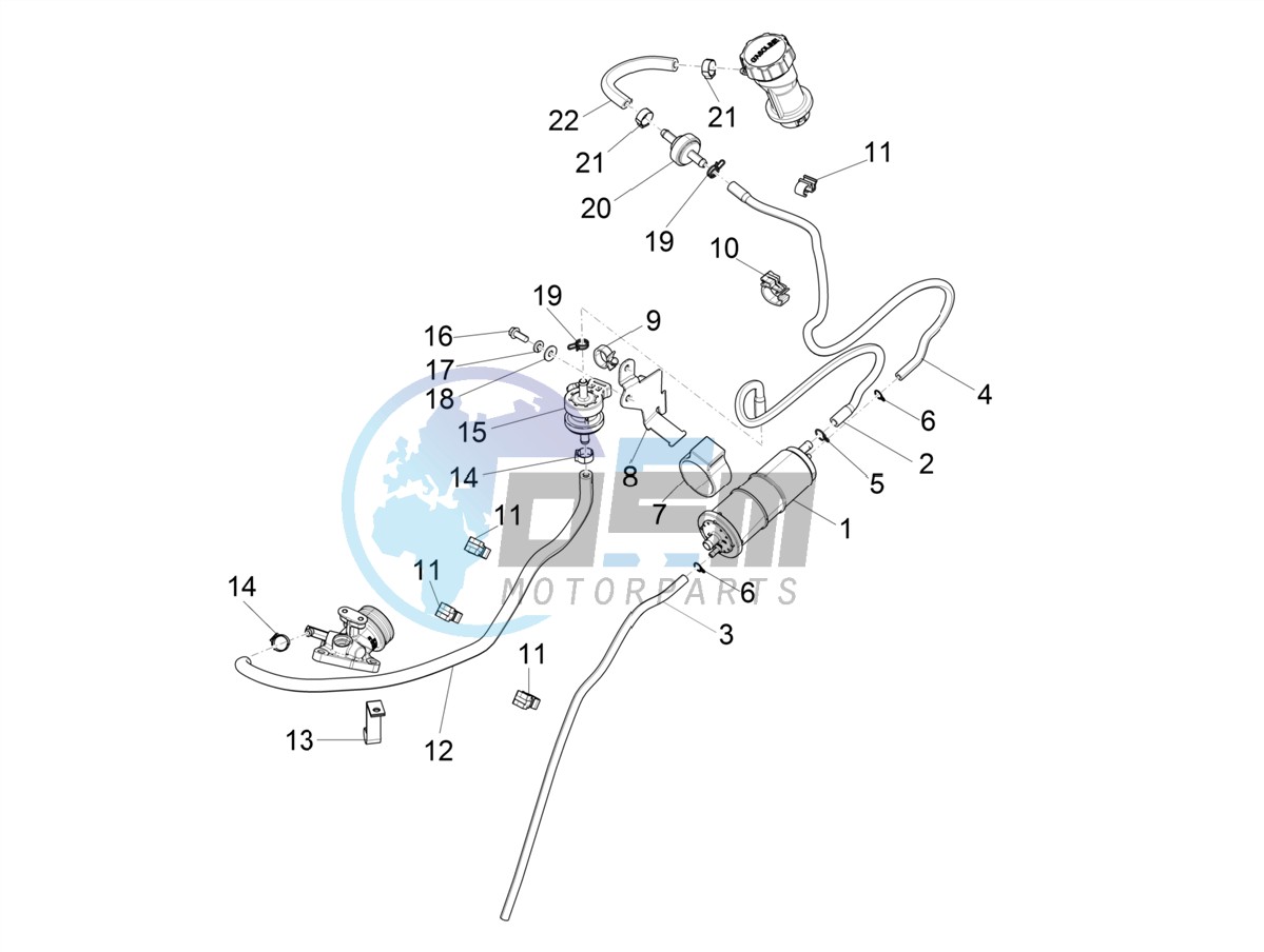 Anti-percolation system