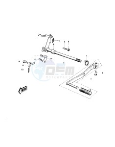 MC1 (A-B) 90 drawing GEAR CHANGE MECHANISM -- 73-75 MC1_MC1-A_MC1-B- -