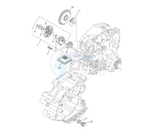 YBR 125 drawing OIL PUMP