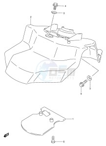 AE50 (E28) drawing FRONT FENDER