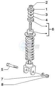 Runner 50 Poggiali drawing Rear Damper