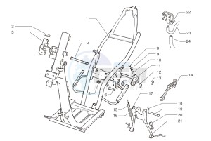 Ark LC Yellow-Black 50 drawing Chassis-Central stand