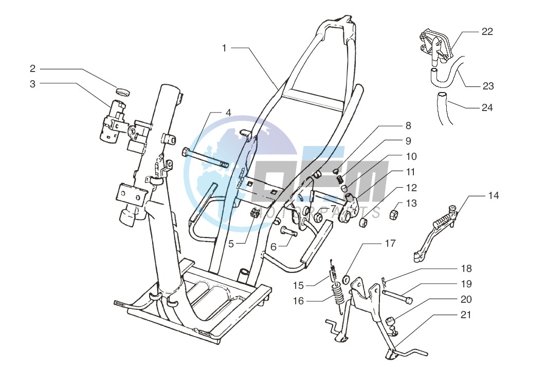 Chassis-Central stand