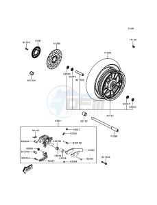 J300 ABS SC300BEF XX (EU ME A(FRICA) drawing Front Hub