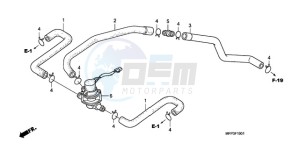 CB1300SA9 UK - (E / ABS BCT MKH MME TWO TY2) drawing AIR INJECTION CONTROL VALVE