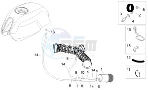 V7 Special 750 drawing Fuel vapour recover system