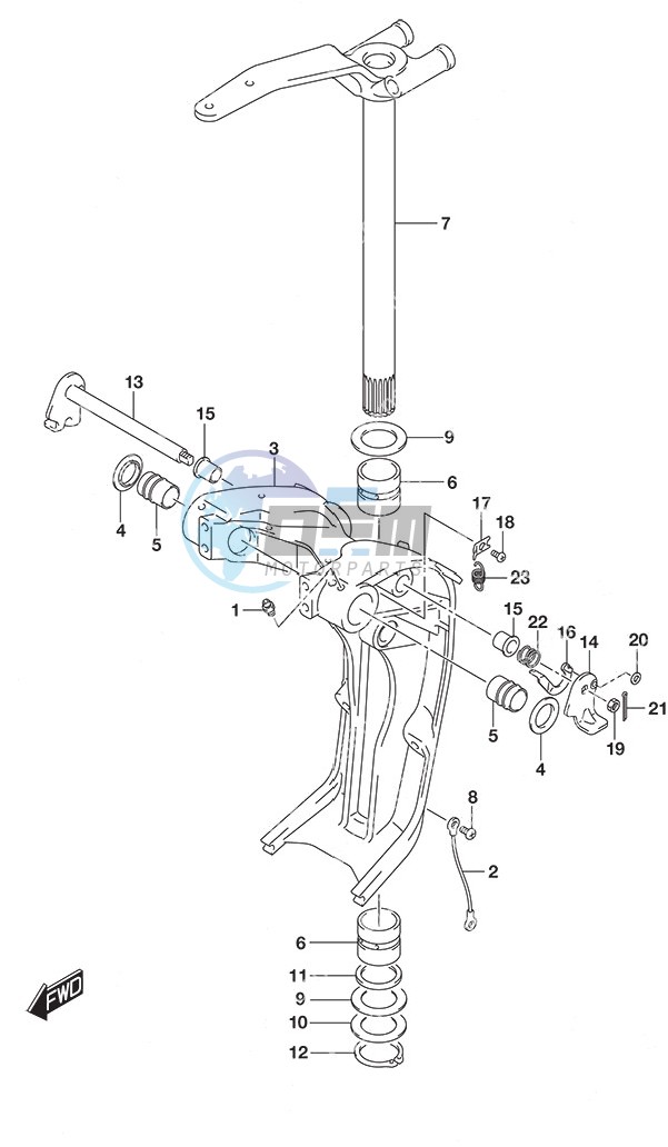 Swivel Bracket w/Transom (X or XX)