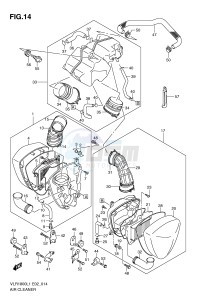 VLR1800 (E2) drawing AIR CLEANER