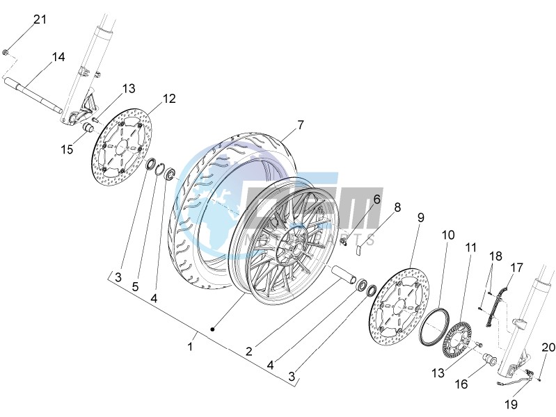 Front wheel