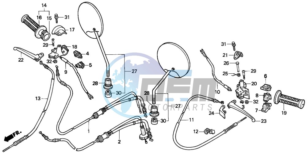 HANDLE LEVER/SWITCH/CABLE (1)