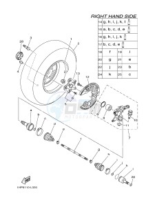 YFM700FWAD YFM7FGPSEB GRIZZLY 700 EPS SPECIAL EDITION (1HPB) drawing FRONT WHEEL 2