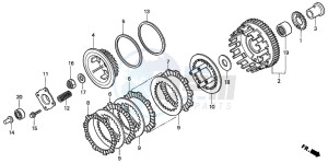 CB500 drawing CLUTCH