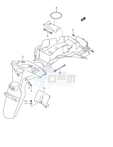 DL650 (E2) V-Strom drawing REAR FENDER