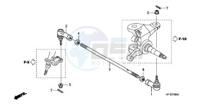 TRX450ERC drawing TIE ROD