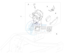 RS 125 4T E4 ABS EMEA EU drawing Rear brake caliper