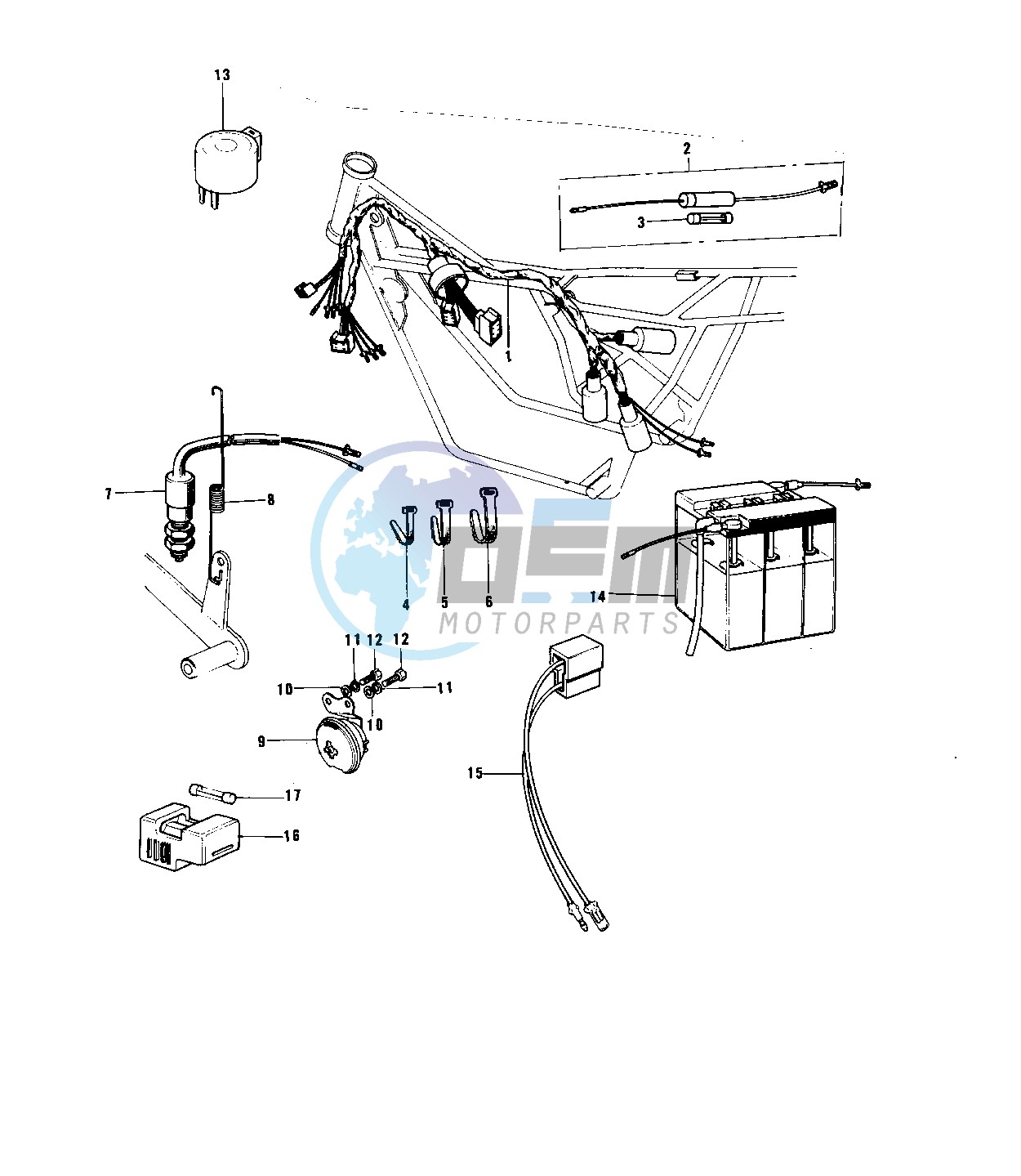 CHASSIS ELECTRICAL EQUIPMENT -- 74-75 B_C- -