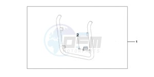 VT750C9 Ireland - (EK / MK) drawing CHROME RADIATOR