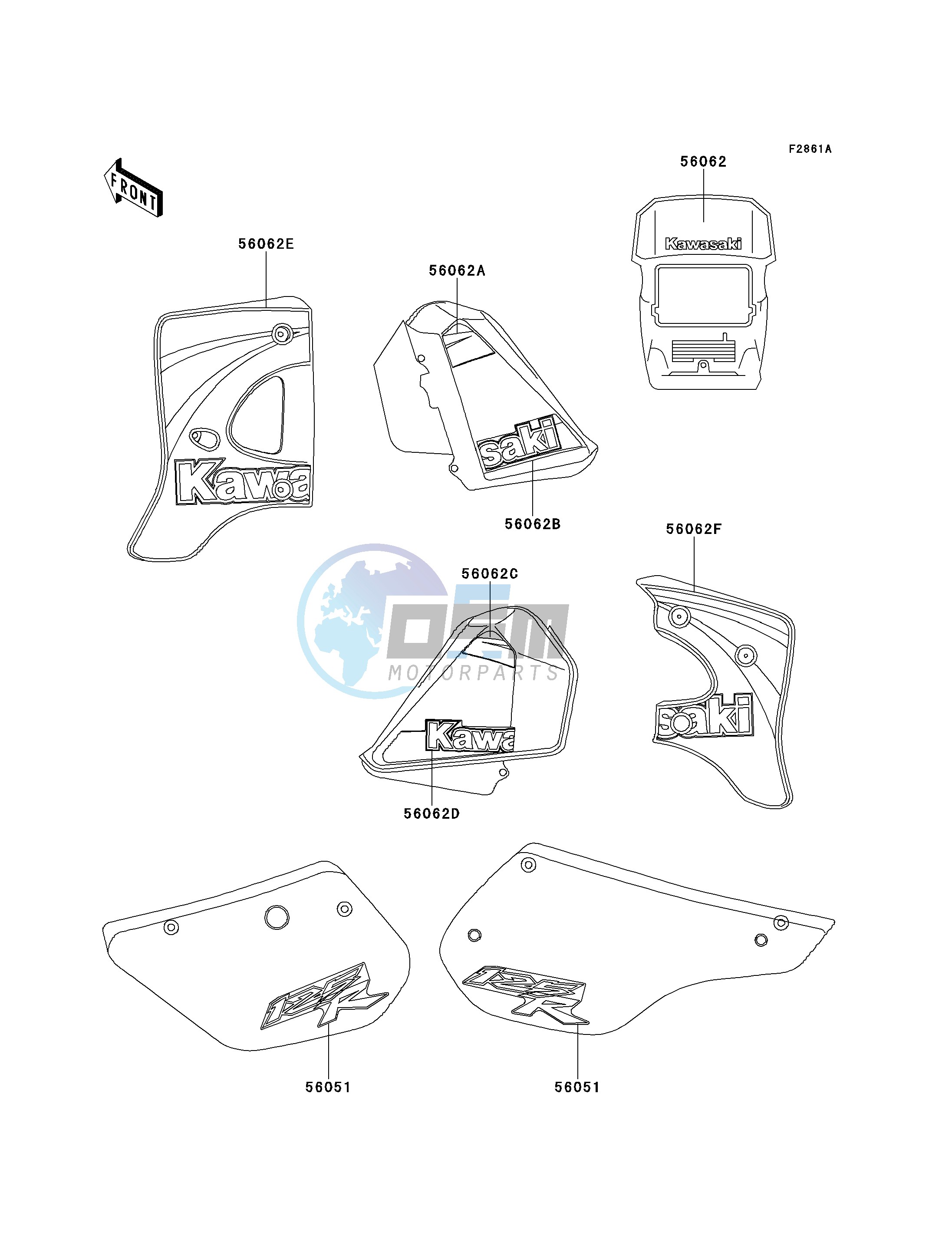 DECALS-- RED- --- MX125-A12_A13- -