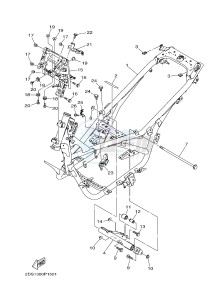 GPD125A GPD125-A NMAX125 (2DS6) drawing FRAME