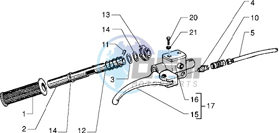 Handlebars component parts