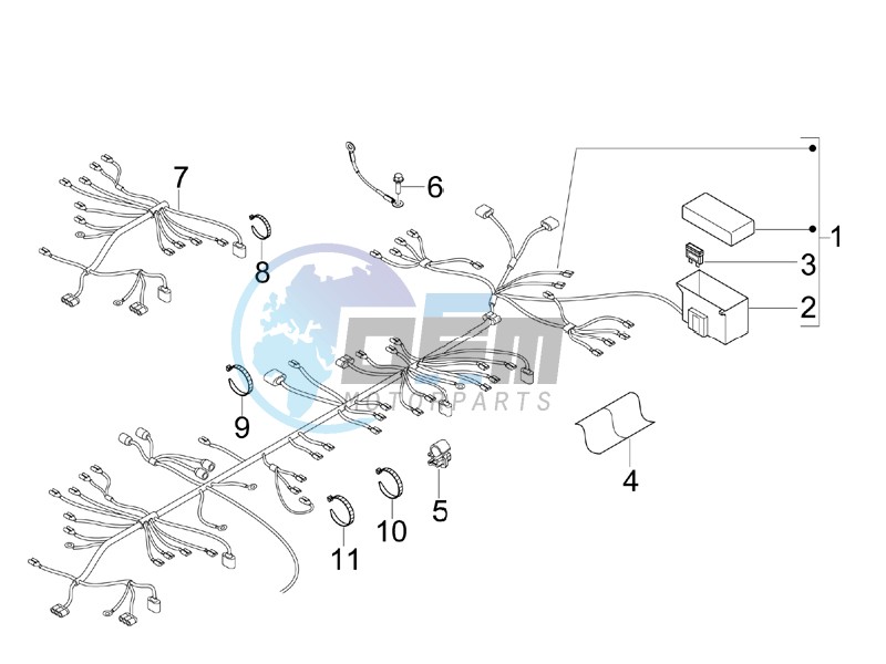 Main cable harness