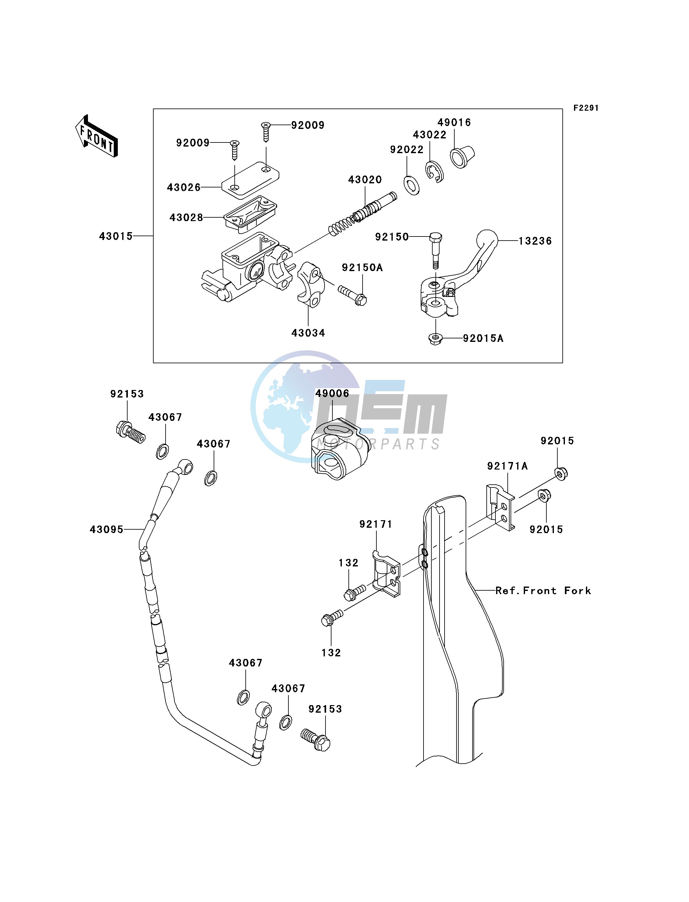 FRONT MASTER CYLINDER