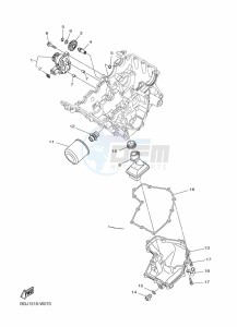 MT-03 MTN320-A (BEV5) drawing OIL PUMP