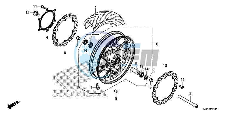 FRONT WHEEL