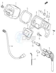 LT-A500F (E3-E28) drawing SPEEDOMETER