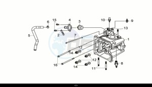 CRUISYM a 300 (LV30W2-EU) (M1) drawing CYLINDER HEAD COMP