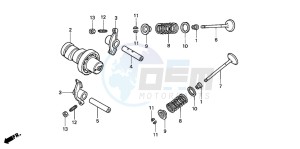 SH150 125 drawing CAMSHAFT/VALVE