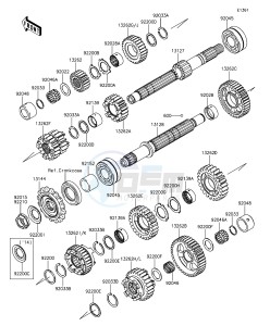 Z1000 ABS ZR1000GFF FR GB XX (EU ME A(FRICA) drawing Transmission