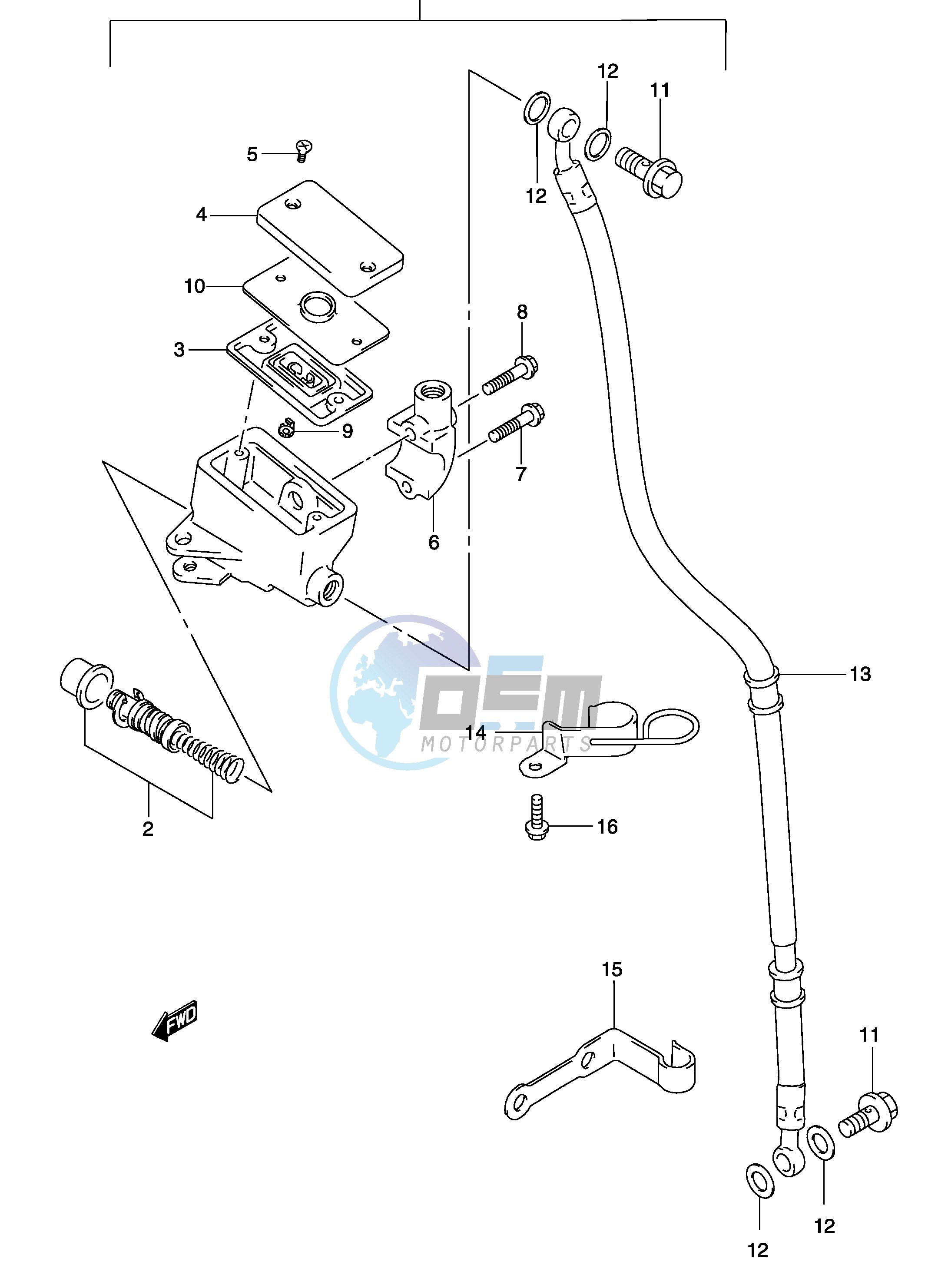 FRONT MASTER CYLINDER