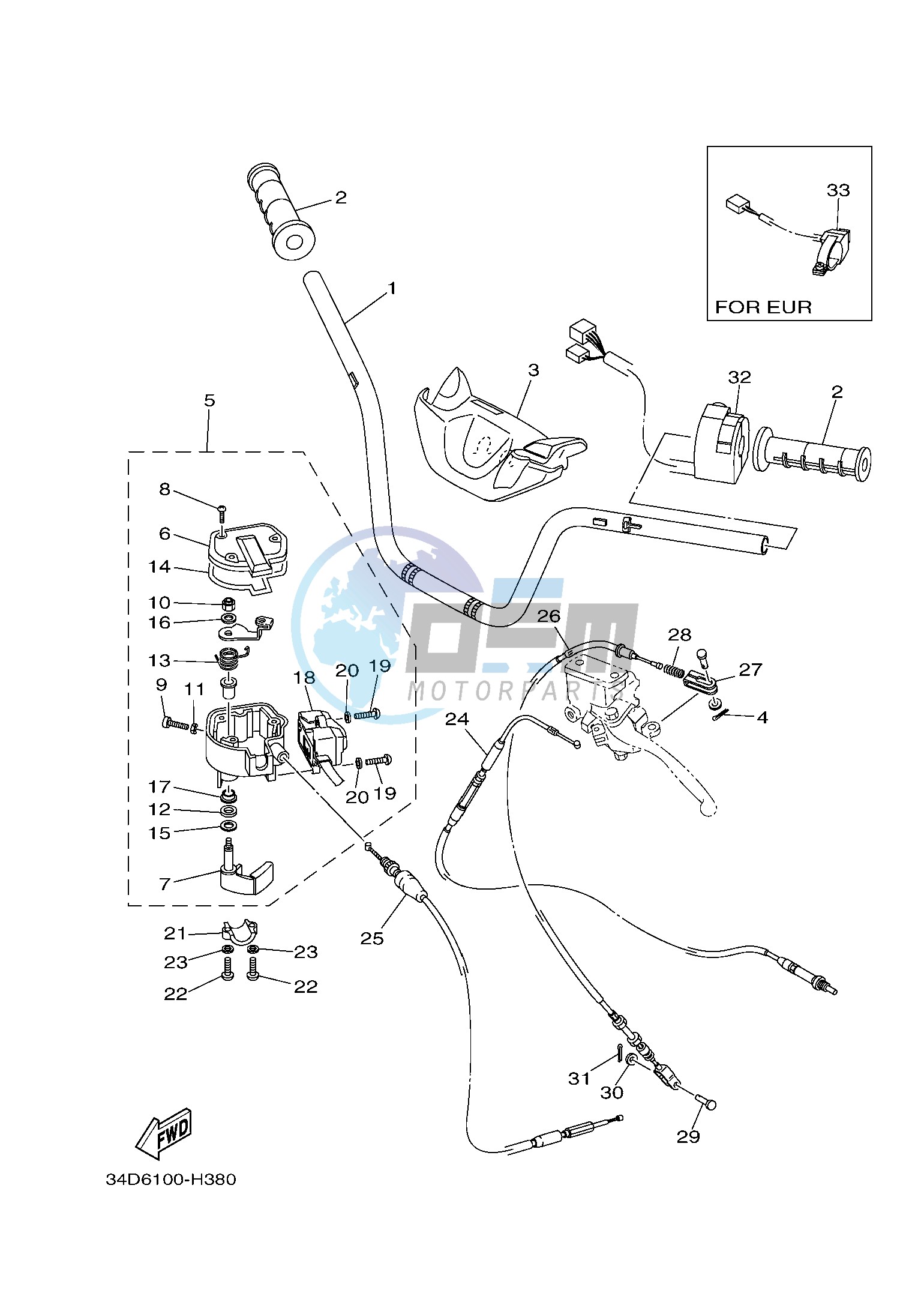 STEERING HANDLE & CABLE