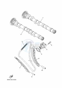 MT-10 MTN1000 (B5Y6) drawing CAMSHAFT & CHAIN