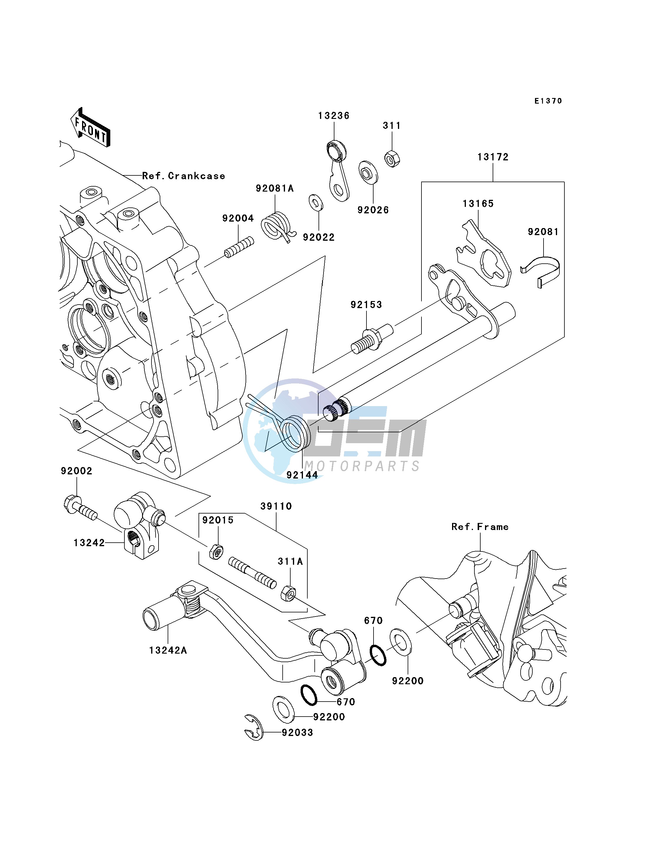 GEAR CHANGE MECHANISM