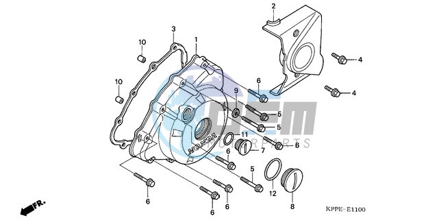 LEFT CRANKCASE COVER