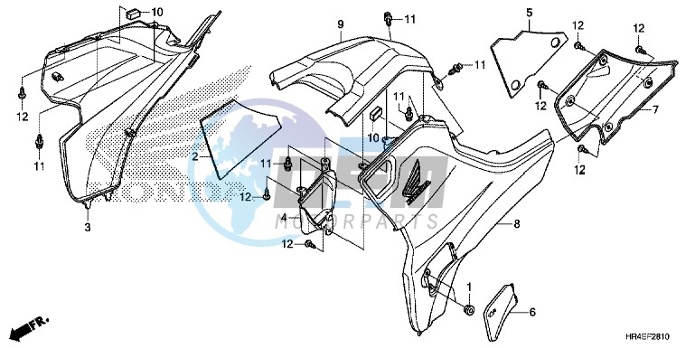 SIDE COVER/ TANK COVER