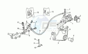 Nevada 350 drawing Rear brake caliper