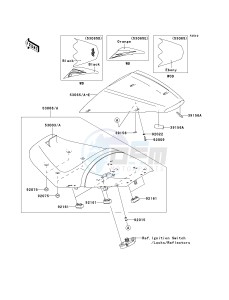 KRF 750 F [TERYX 750 4X4 NRA OUTDOORS] (F8F) C9FA drawing SEAT