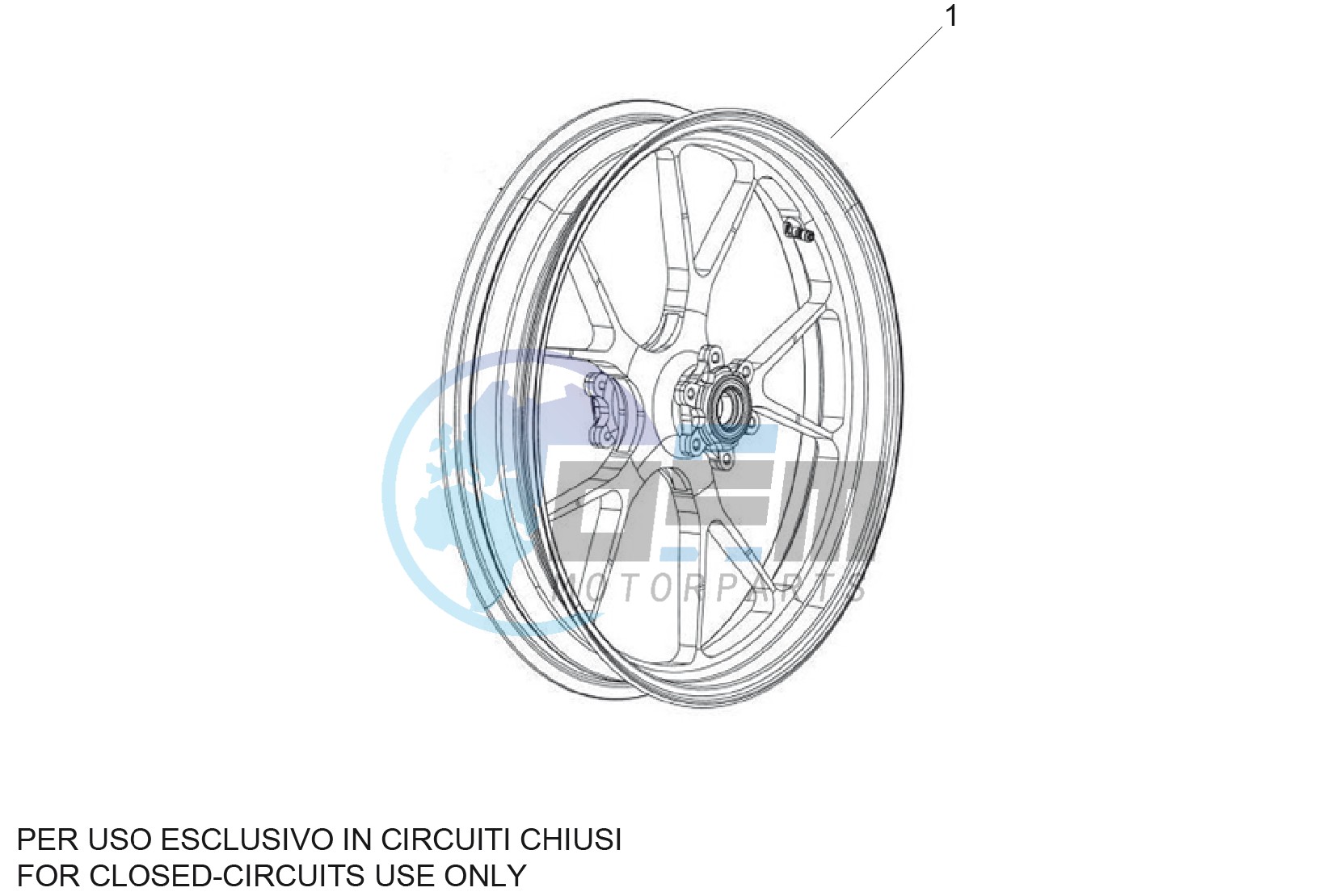 Front wheel assembly