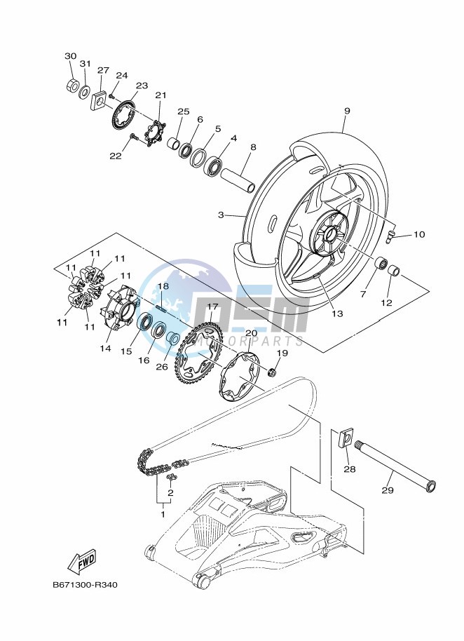 REAR WHEEL